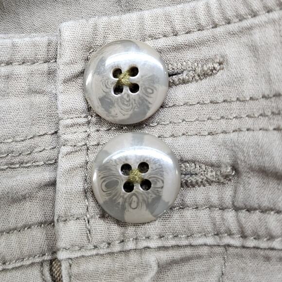 Tribal Pants Womens 10 Brown Mid Rise Straight Leg Stretch Cotton Preppy Casual - Picture 2 of 13